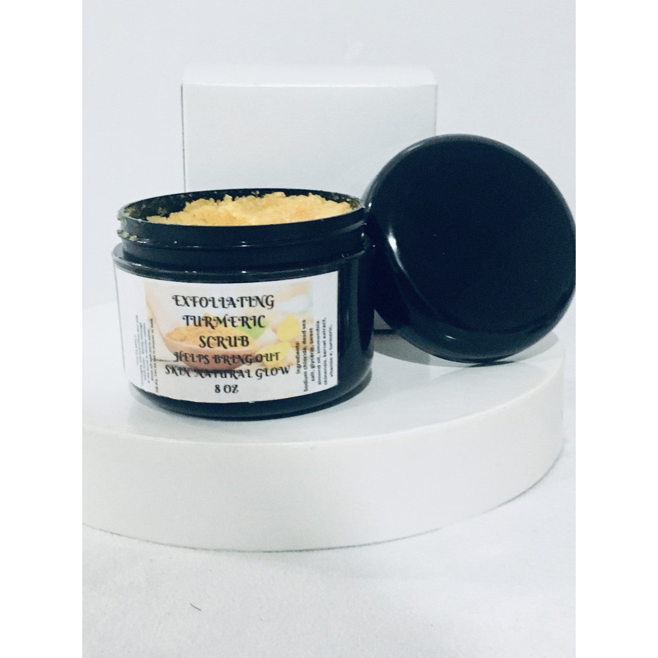 BC107   TURMERIC SCRUB & BODY BRUSH Quin Skin Care