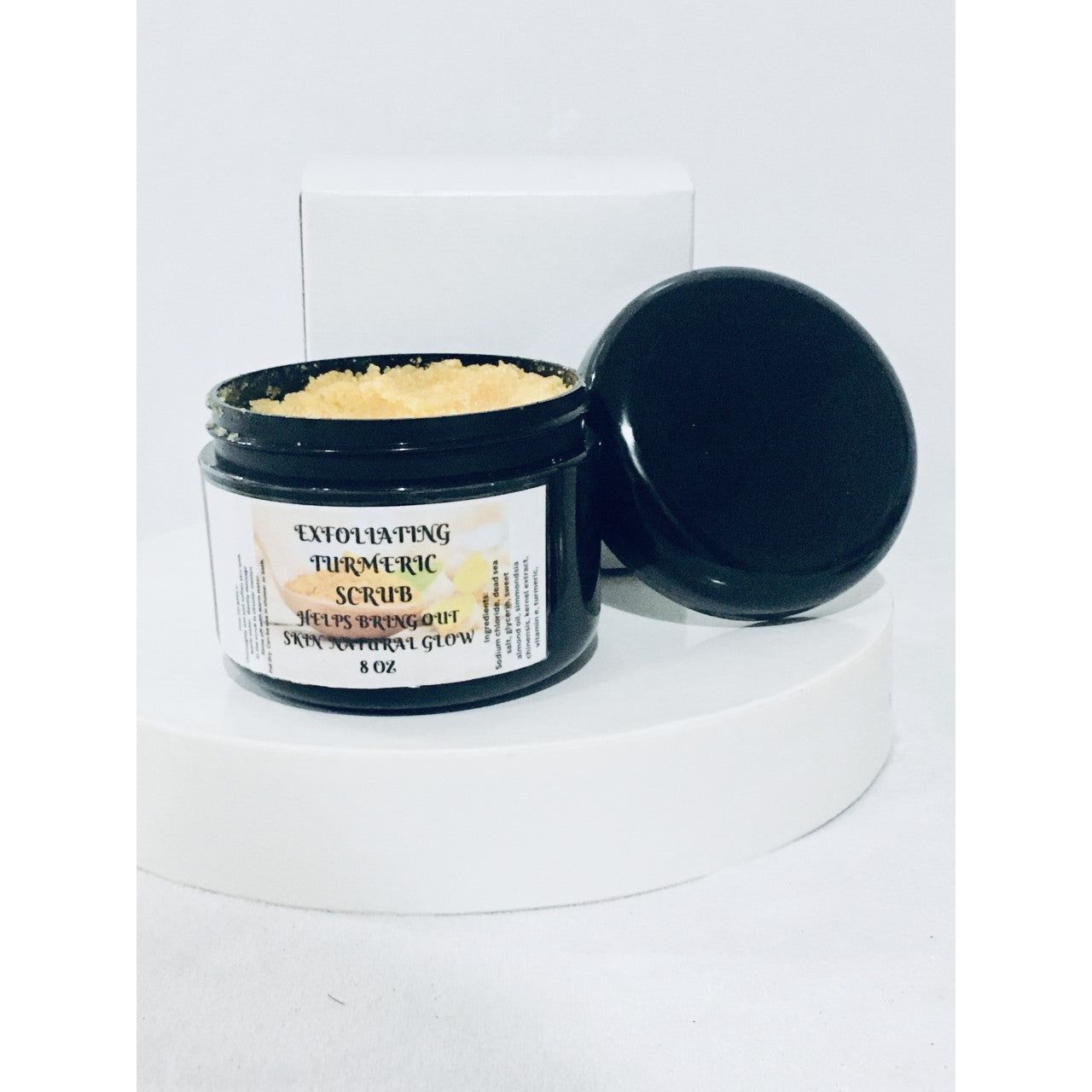 BC107   TURMERIC SCRUB & BODY BRUSH Quin Skin Care